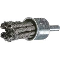 Knot Wire End Brush, 1" Dia., 0.02" Wire Dia., 1/4" Shank R.M.G. Prévention