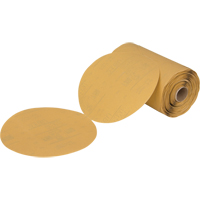 Stikit 216U Gold Paper Disc Roll, 6" Dia., P360 Grit, Aluminum Oxide R.M.G. Prévention