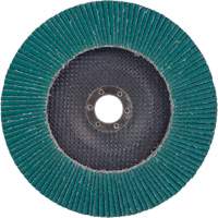 Disque &agrave; lamelles 577F, 7" x 5/8"-11, Type 27, Grain 36, Alumine de zirconium R.M.G. Prévention