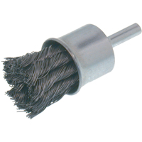 Economy Knot Wire End Brush, 3/4" Dia., 0.02 Wire Dia., 1/4" Shank R.M.G. Prévention