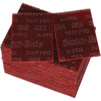 Scotch-Brite 7447 Hand Pads, Aluminum Oxide, 9" x 6", Very Fine Grit R.M.G. Prévention