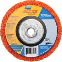 Blaze Rapid Strip Non-Woven Depressed Center Disc - 4-1/2", 4-1/2" Dia., Coarse Grit R.M.G. Prévention