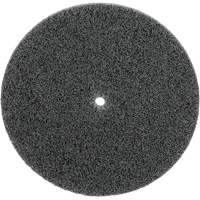 Meule unitaris&eacute;e EXL Scotch-Brite, 5" x 1/4", Arbre de 1/4", Grain de Fin, Carbure de silicium R.M.G. Prévention