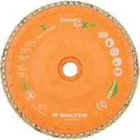 Disque &agrave; lamelles vissable Enduro-Flex Alu, 4-1/2" x 5/8"-11, Type 27, Grain 40, Alumine de zirconium R.M.G. Prévention