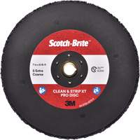 Disque  Clean and Strip  XT Pro Scotch-Brite, 7" dia., Grain Extra grossier, Carbure de silicium R.M.G. Prévention