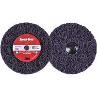 Disque  Clean and Strip  XT Pro Roloc Scotch-Brite, 4" dia., Grain Extra grossier, Carbure de silicium R.M.G. Prévention