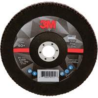 Disque &agrave; lamelles &agrave; changement rapide 769F, 7" x 7/8", Type 29, Grain 40+, Oxyde d'aluminium/C&eacute;ramique R.M.G. Prévention