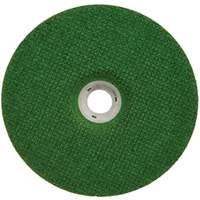 Green Corps Depressed Centre Wheel, 7" x 1/8", 7/8" Arbor, Ceramic, Type 27 R.M.G. Prévention