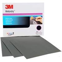 Feuille abrasive Wetordry, 9" x 11", Grain P220, Oxyde d'aluminium R.M.G. Prévention