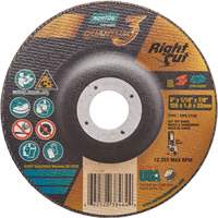 Quantum3 RightCut Cut-Off Wheel, 5" x 1/16", 7/8" Arbor, Type 27/42, Ceramic Alumina, 12225 RPM R.M.G. Prévention