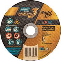Quantum3 RightCut Cut-Off Wheel, 6" x 1/16", 7/8" Arbor, Type 01/41, Aluminum Oxide, 10185 RPM R.M.G. Prévention
