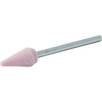 Meule mont&eacute;e vitrifi&eacute;e, B53, Oxyde d'aluminium, 5/16" dia., 5/8" lo, 80 Grain R.M.G. Prévention