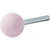 Meule mont&eacute;e vitrifi&eacute;e, A25, Oxyde d'aluminium, 1" dia., 1" lo, 80 Grain R.M.G. Prévention