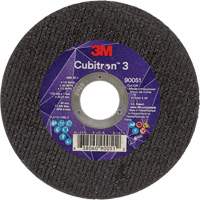 Cubitron 3 Cut-Off Wheel, 4-1/2" x 0.04", 7/8" Arbor, Type T1, Ceramic, 13300 RPM R.M.G. Prévention
