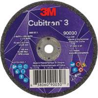 Cubitron 3 Cut-Off Wheel, 3" x 0.035", 1/4" Arbor, Type T1, Ceramic, 21000 RPM R.M.G. Prévention