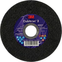 Cubitron 3 Cutting Disc, 5" x 9/32", 3/8" Arbor, Type 41 R.M.G. Prévention