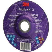Cubitron 3 Cut-Off Wheel, 5" x 0.04", 7/8" Arbor, Type 27, Ceramic, 60 RPM R.M.G. Prévention