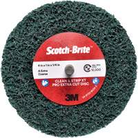 Scotch-Brite Clean and Strip XT Pro Extra Cut Disc XC-DC, 4" Dia., Extra Coarse Grit, Aluminum Oxide R.M.G. Prévention