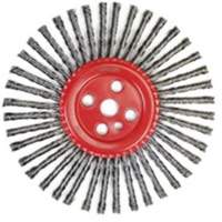 Stringer Bead Knot Wire Brush, 12" Dia., 0.035" Fill, 1" Arbor, Steel R.M.G. Prévention