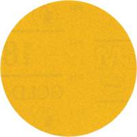 Hookit Gold Abrasive Disc, 09213, 3" Dia., 180 Grit, Aluminum Oxide, C-Weight R.M.G. Prévention