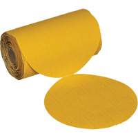 Stikit No Hole Gold Abrasive Disc Roll, 6" Dia., 220 Grit, Aluminum Oxide R.M.G. Prévention