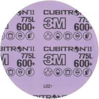 Cubitron II Hookit Film Disc, 5" Dia., 600+ Grit, Ceramic, 3 mil R.M.G. Prévention