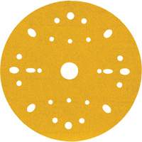 Disque abrasif dor&eacute; Hookit, dia 6", Grain 180, Oxyde d'aluminium, Poids C R.M.G. Prévention
