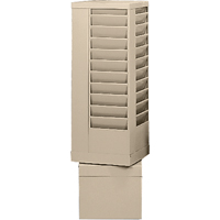 Pr&eacute;sentoirs, Rotatif, 44 fentes, Acier, 14-1/8" la x 14-1/8" p x 48-1/2" h R.M.G. Prévention