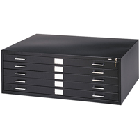 Steel Plan Files, 5 Drawers, 40-3/8" W x 29-3/8" D x 16-1/2" H R.M.G. Prévention