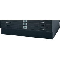 Closed Base for Steel Plan File Cabinet R.M.G. Prévention