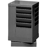 Pr&eacute;sentoirs, Rotatif, 20 fentes, Acier, 14-1/8" la x 14-1/8" p x 21-1/4" h R.M.G. Prévention