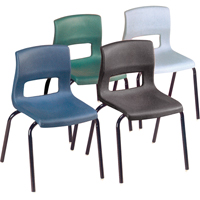 Horizon Chairs, Plastic, Black R.M.G. Prévention