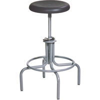 600 Series Stool, Stationary, Adjustable, 22" - 28", Polyurethane Seat, Black R.M.G. Prévention