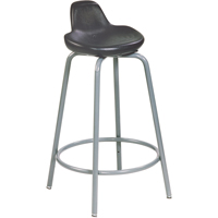 500 Series Stool, Sit/Stand, Adjustable, 18" - 26", Polyurethane Seat, Black R.M.G. Prévention