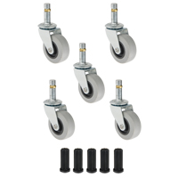 Tabourets pivotants &agrave; base en acier R.M.G. Prévention