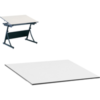 Dessus de table Planmaster, 60" la x 3/4" h, Blanc R.M.G. Prévention