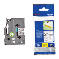 Laminated Industrial Tape, 24 mm x 13', Black on White R.M.G. Prévention