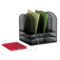 Onyx USB Powered Desk Organizer R.M.G. Prévention