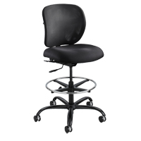 Tabouret robuste Vue, Nylon, Noir, Capacit&eacute; 350 lb R.M.G. Prévention