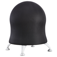 Zenergy Ball Chair, Fabric, Black, 250 lbs. Capacity R.M.G. Prévention