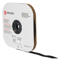 Ruban d'attaches, Boucle, 25 vg x 3/4", Cousu, Noir R.M.G. Prévention