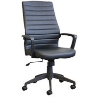 Activ A-128 Office Chair, Polyurethane, Black, 275 lbs. Capacity R.M.G. Prévention
