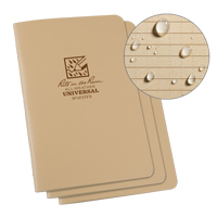Carnet de notes, Couverture souple, Havane, 48 Pages, 4-5/8" , 7"  R.M.G. Prévention