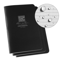 Carnet tout temps, Couverture souple, Noir, 48 Pages, 4-5/8" , 7"  R.M.G. Prévention