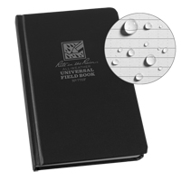 Bound Book, Hard Cover, Black, 160 Pages, 4-5/8" W x 7-1/4" L R.M.G. Prévention