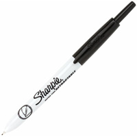 Retractable Permanent Marker, Ultra Fine, Black R.M.G. Prévention