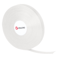 Attaches QWIK, Boucle et crochet, 25 vg x 3/4", Auto-aggripant, Blanc R.M.G. Prévention