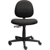 Aspen Low Back Posture Task Chair, Fabric, Black, 275 lbs. Capacity R.M.G. Prévention