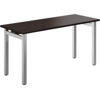 Newland Table Desk, 29-7/10" L x 60" W x 29-3/5" H, Dark Brown R.M.G. Prévention