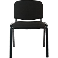 Stacking Chairs, Fabric, 32" High, 250 lbs. Capacity, Black R.M.G. Prévention